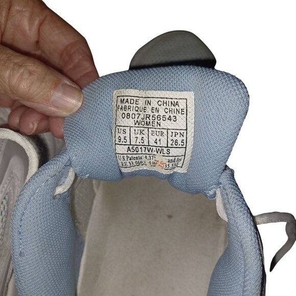 Avia Womens Sneakers Size 9.5 White Light Blue Running Walking Shoes - Picture 6 of 13